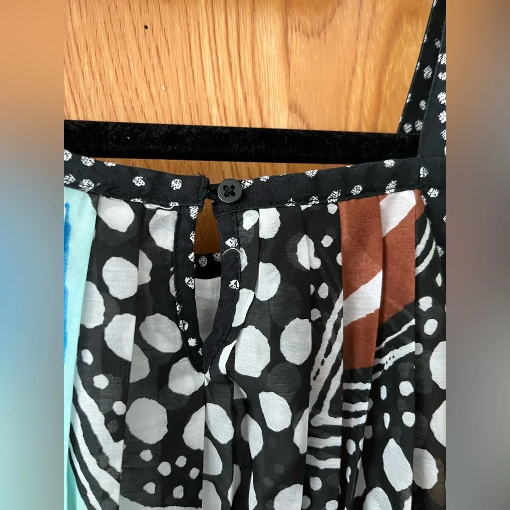 Diane von Furstenberg x babyGap pleated tank dress L